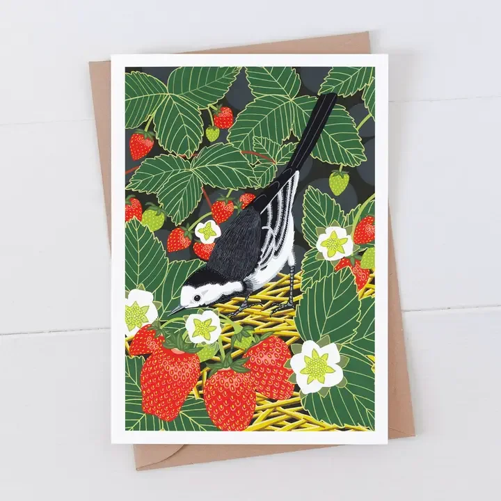 Pied Wagtail Card
