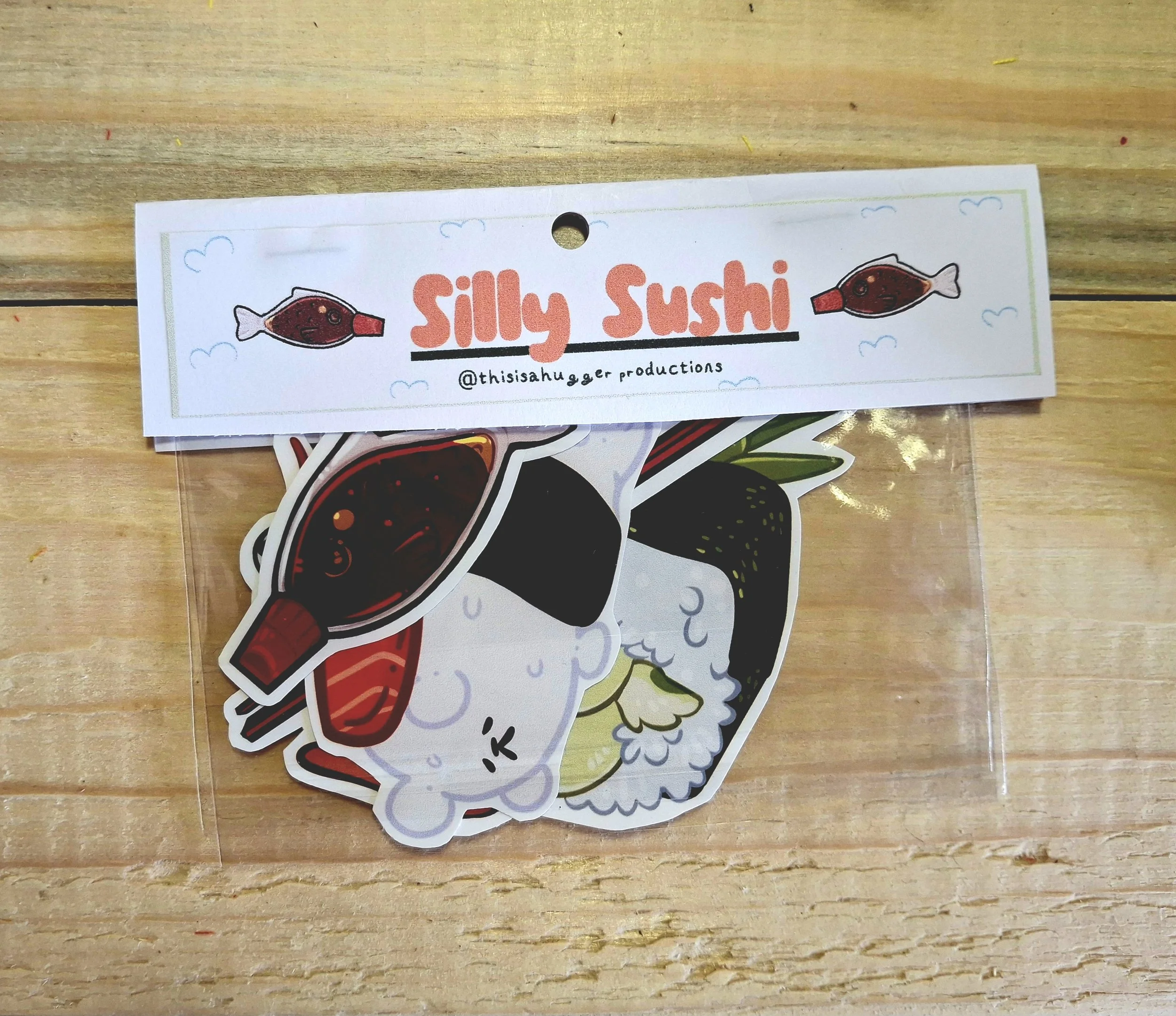 Silly Sushi Sticker Pack
