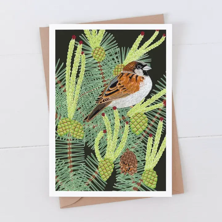 sparrow greeting card.webp