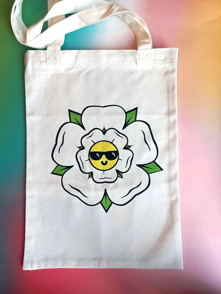 Cool Kid Yorkshire Rose Tote Bag