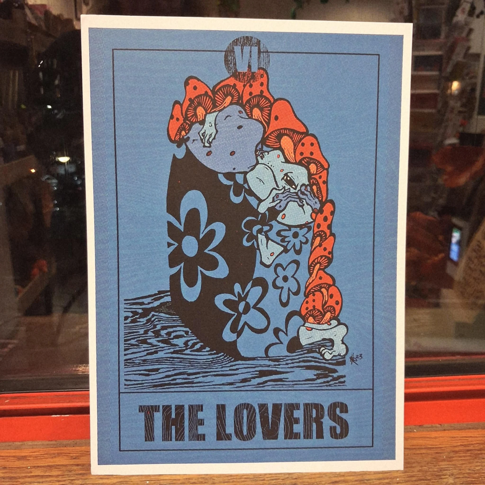 The Lovers Frog Print