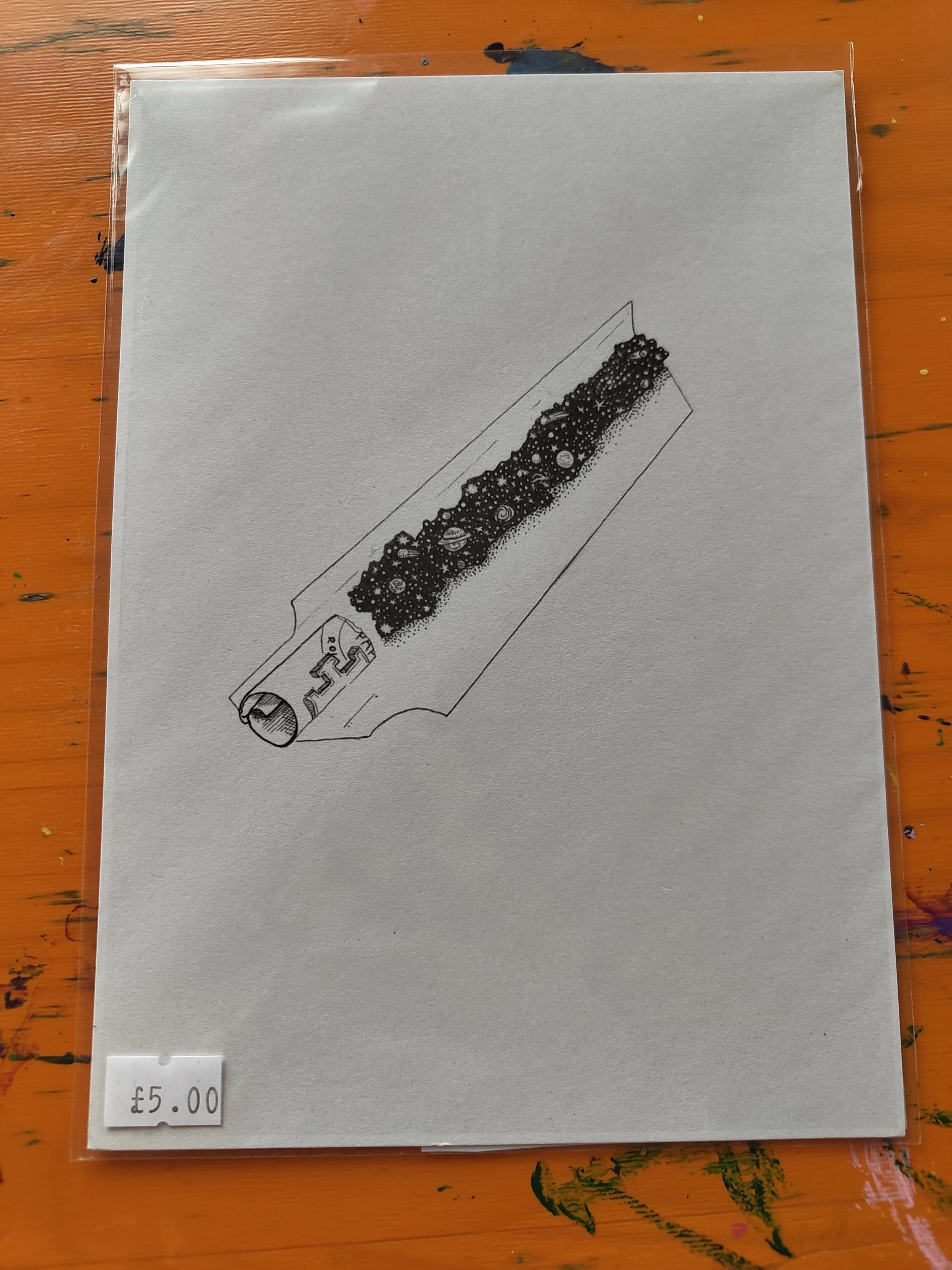 Space Spliff A5 or A4 Print