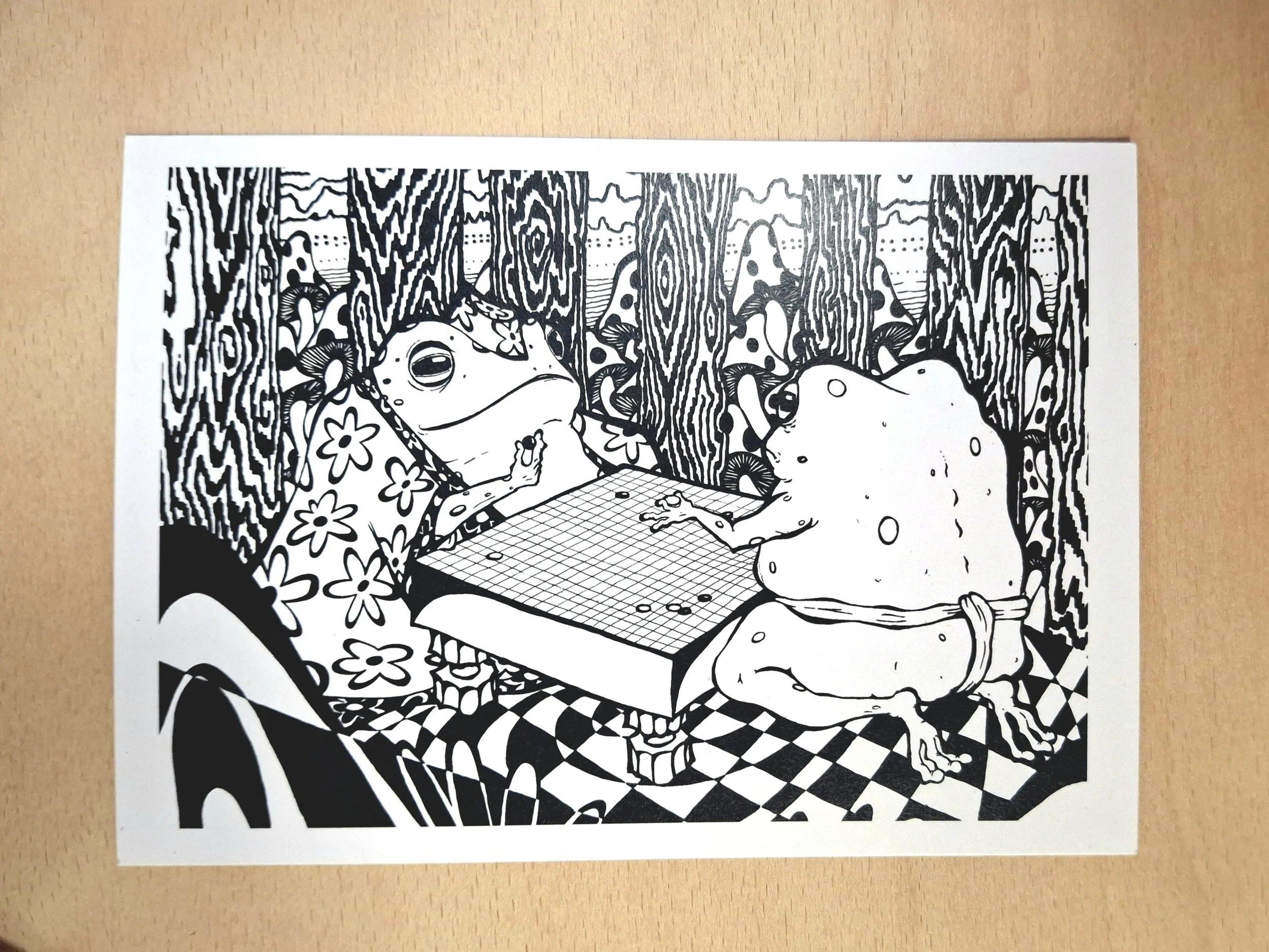 Toad Game Postcard