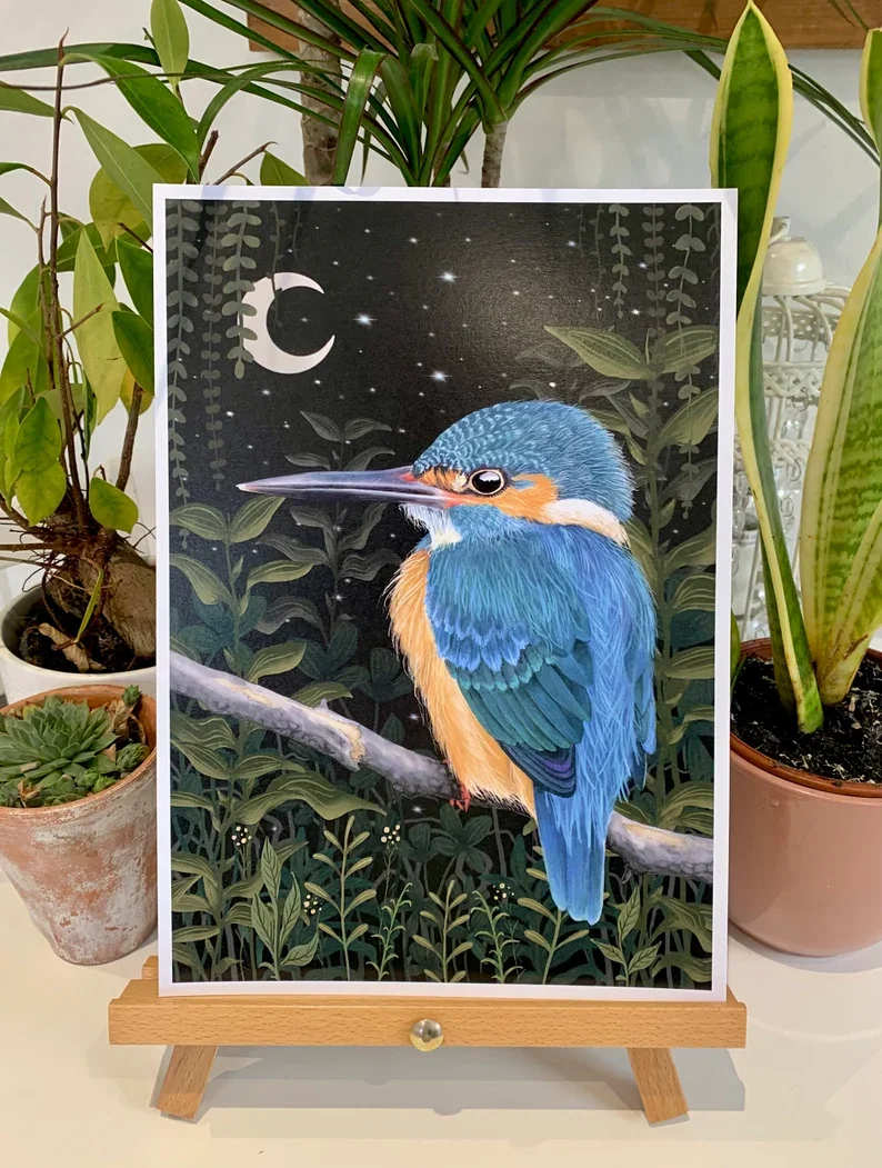 Kingfisher Print A5 or A4