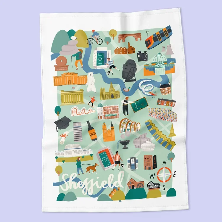 Lauren Radley Sheffield map home gift.webp
