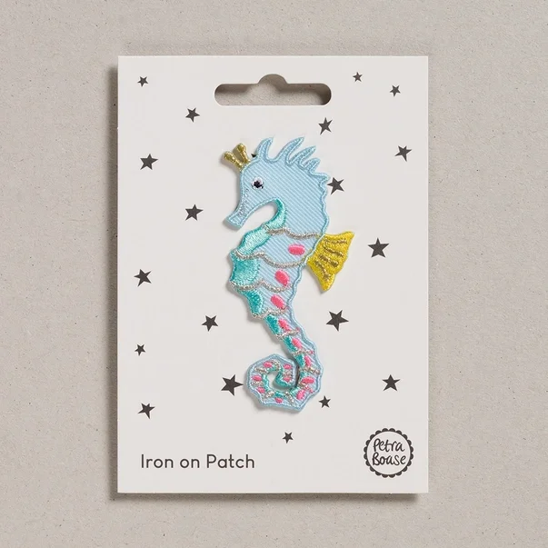 Seahorse Iron On Patch