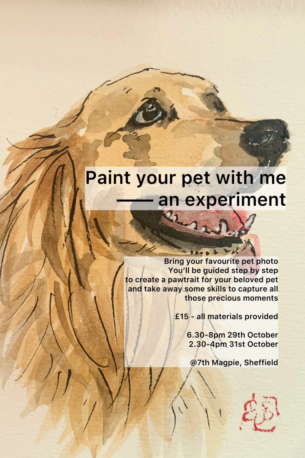 Paint Your Pet With Me - An Experiment 31.10.26