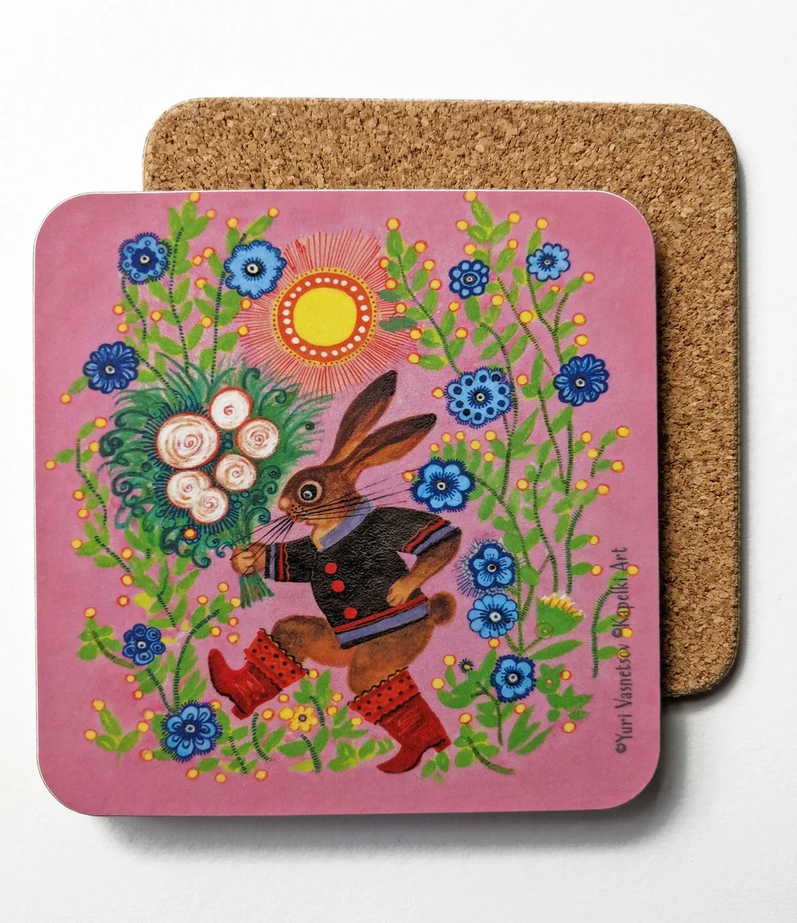 Bunny in Boots Coaster