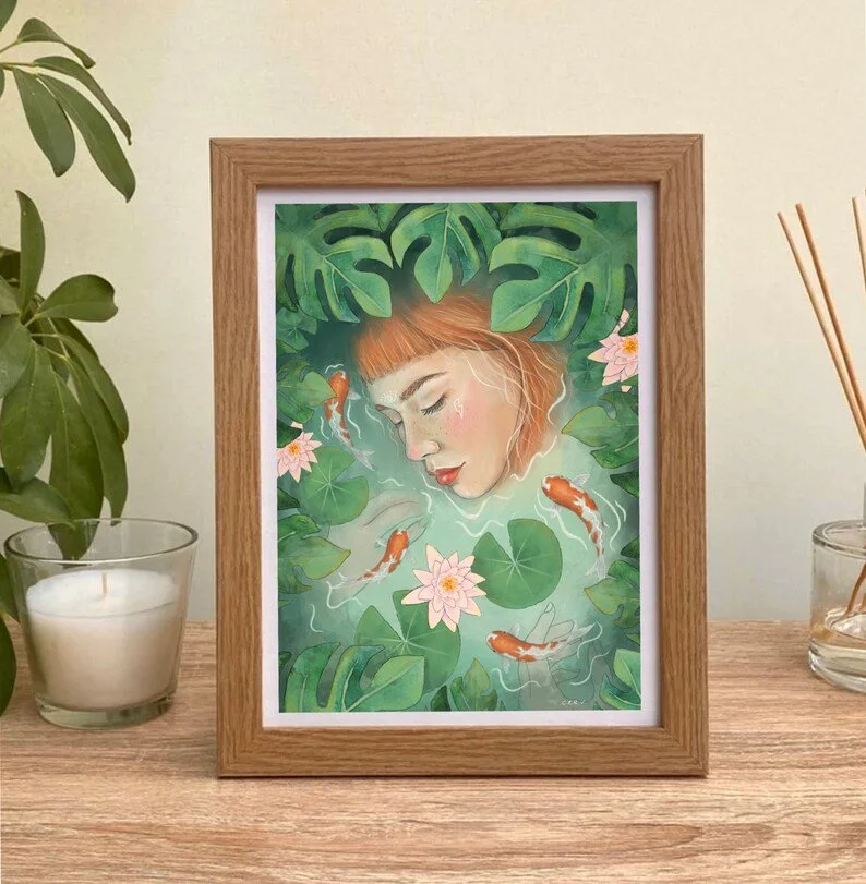 Lady of the Lake Print - A5 or A4