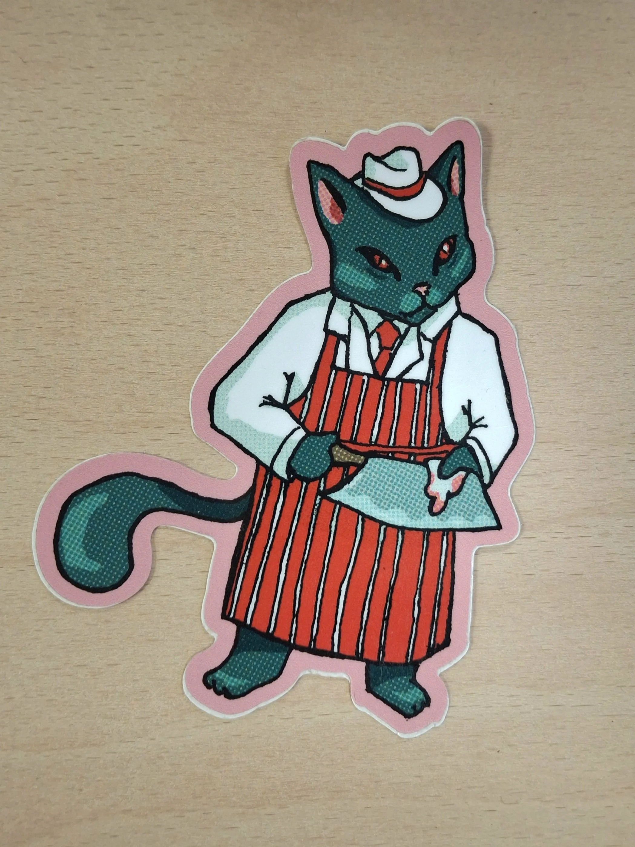 Catch Butcher Sticker