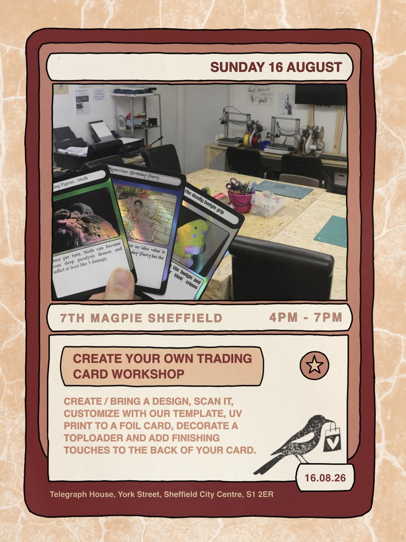Create Your Own Trading Card Workshop
