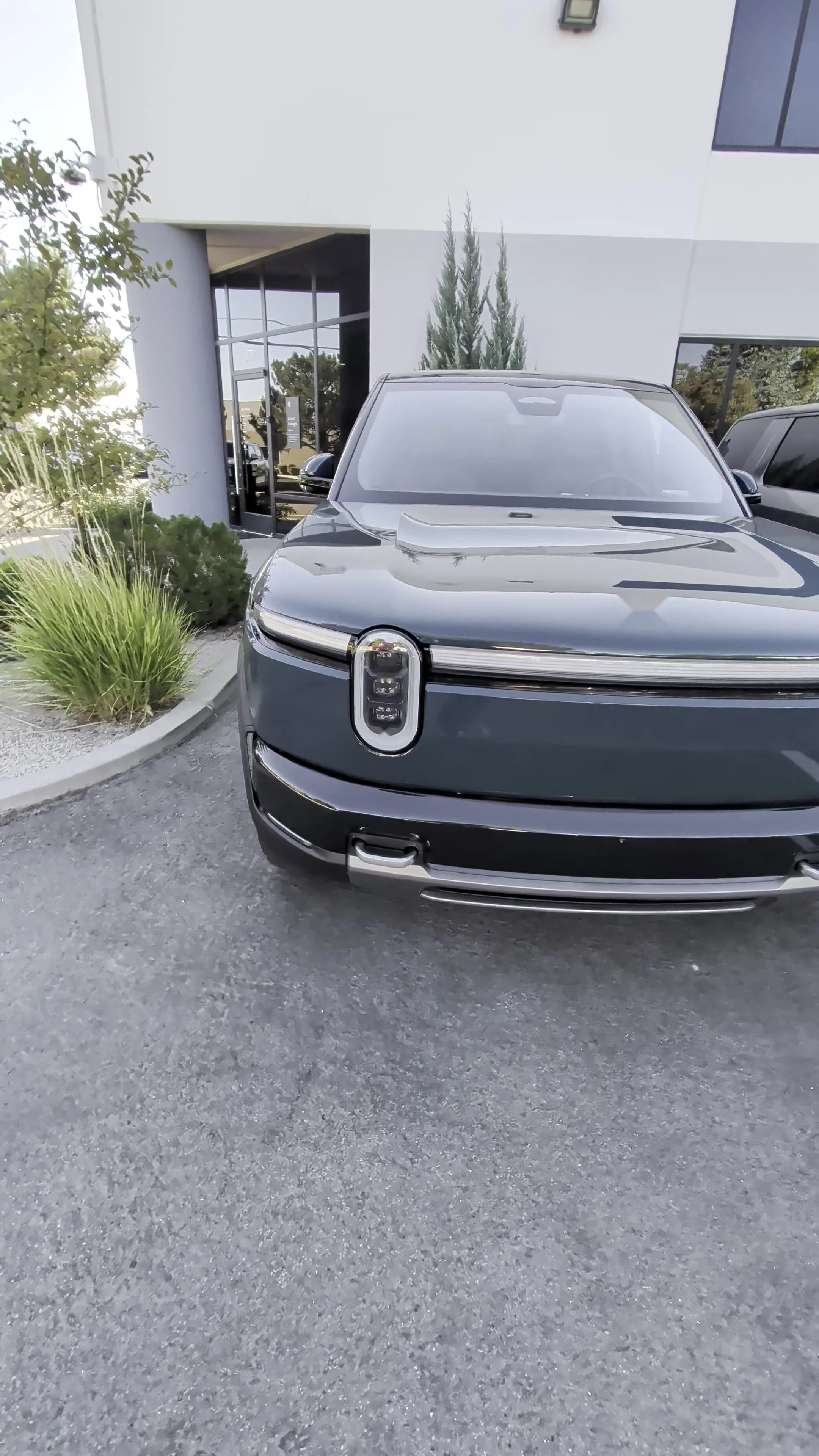 Compact electric SUV front view