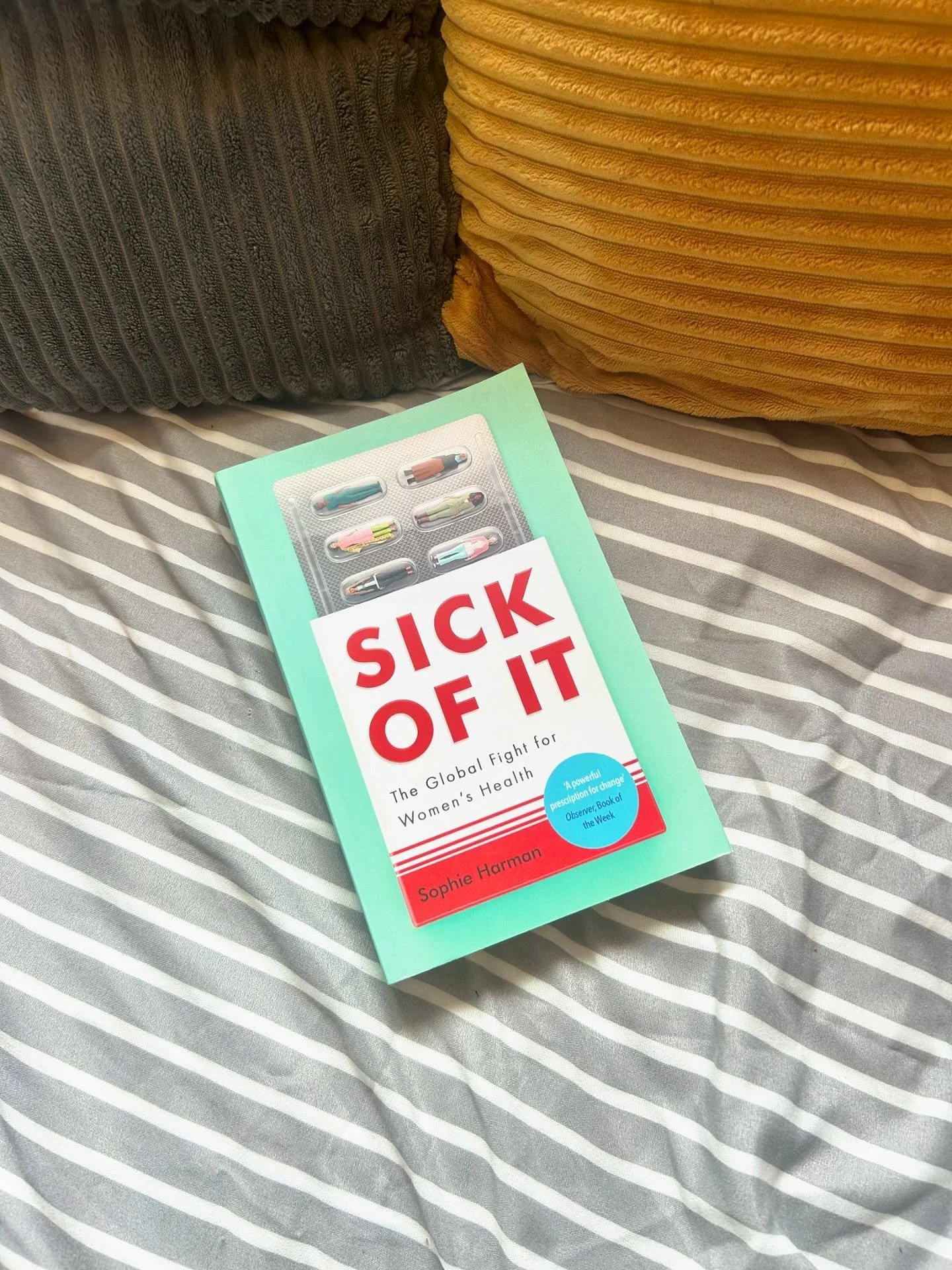 Just got my copy of Sick of It by Sophie Harman! I&rsquo;ve been really looking forward to reading this one! It explores women, health, and politics, and I can&rsquo;t wait to dive in. What&rsquo;s on your reading list right now?
.
.
.
#sickofit #sop