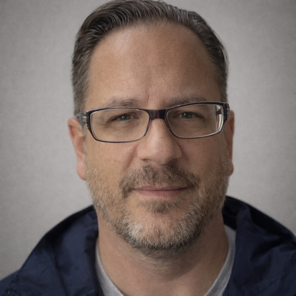 Close-up portrait of a Dr. Jason Daniels.