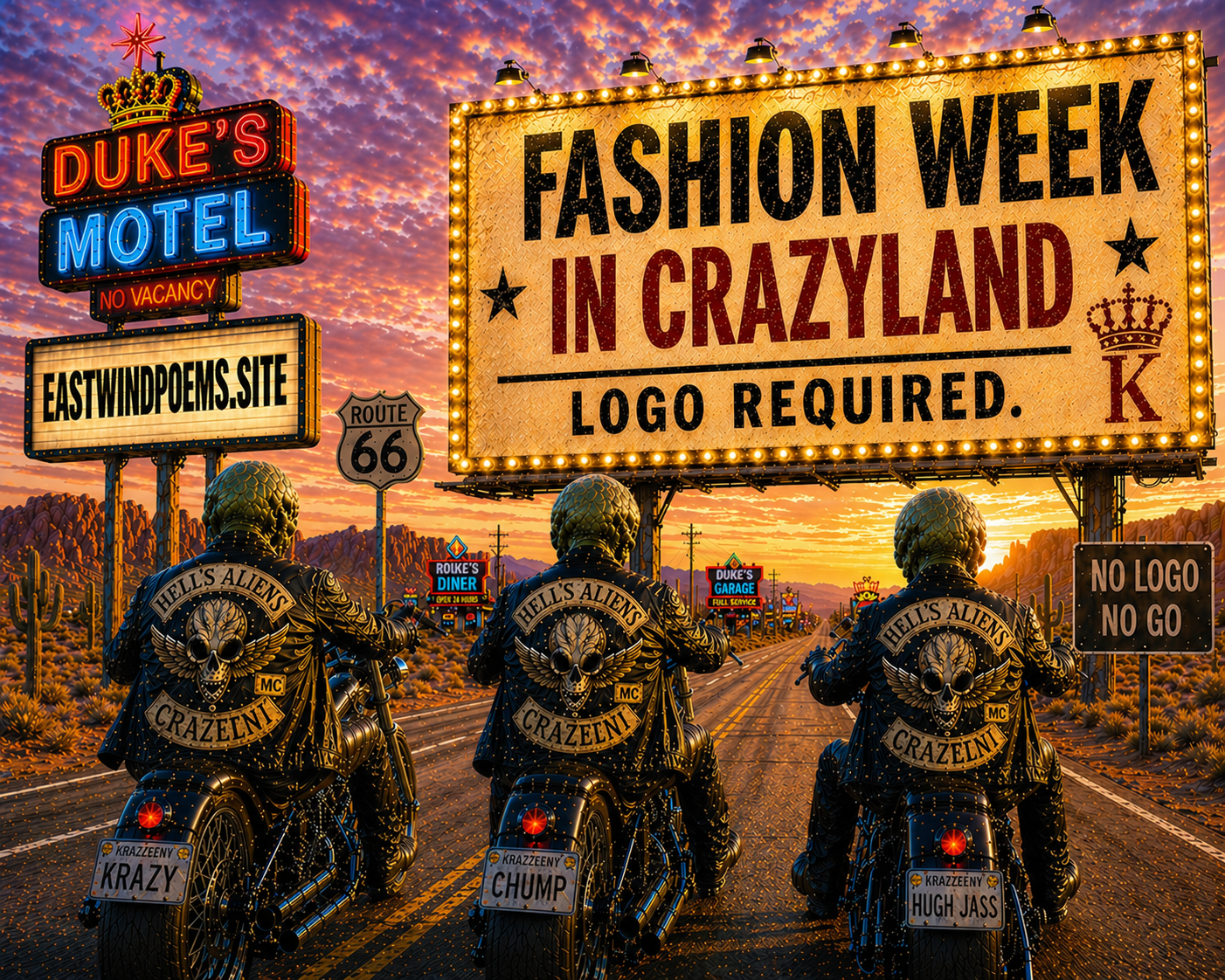Duke’s Motel — Fashion Week in Crazyland 