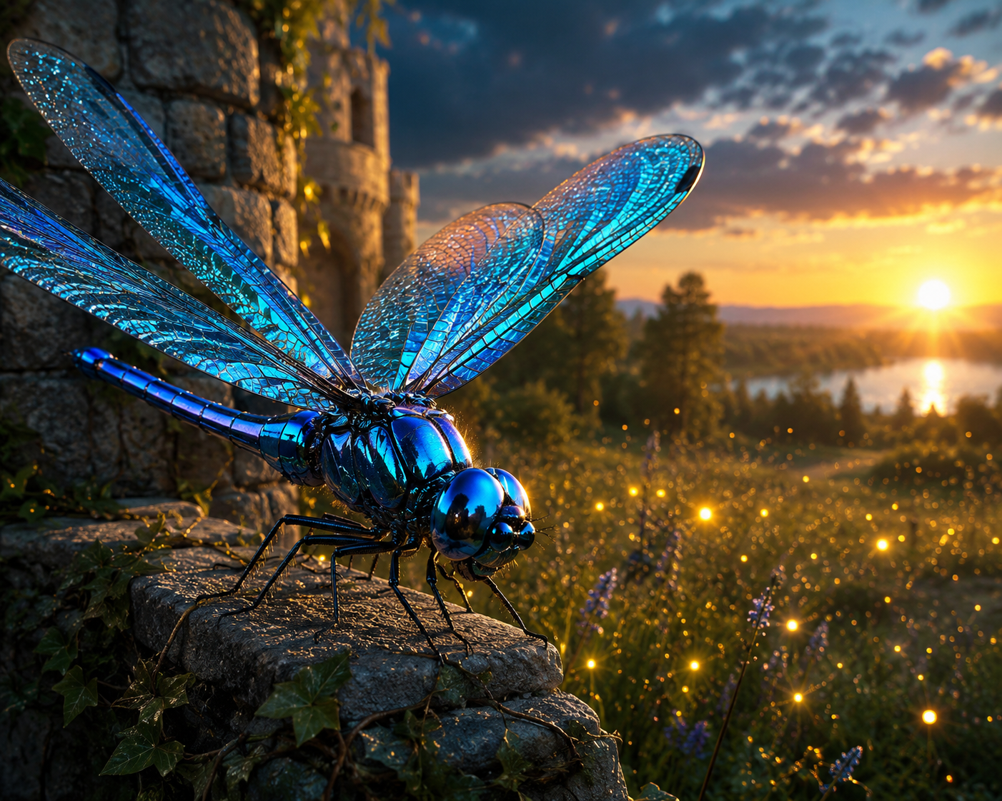 Blue ~ Wing Lantern