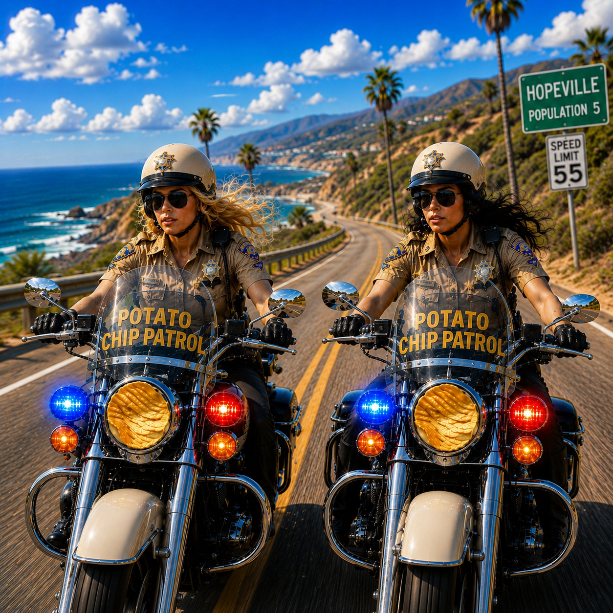 👮‍♀️ 🏍️ CHiPs 🥔 🚨