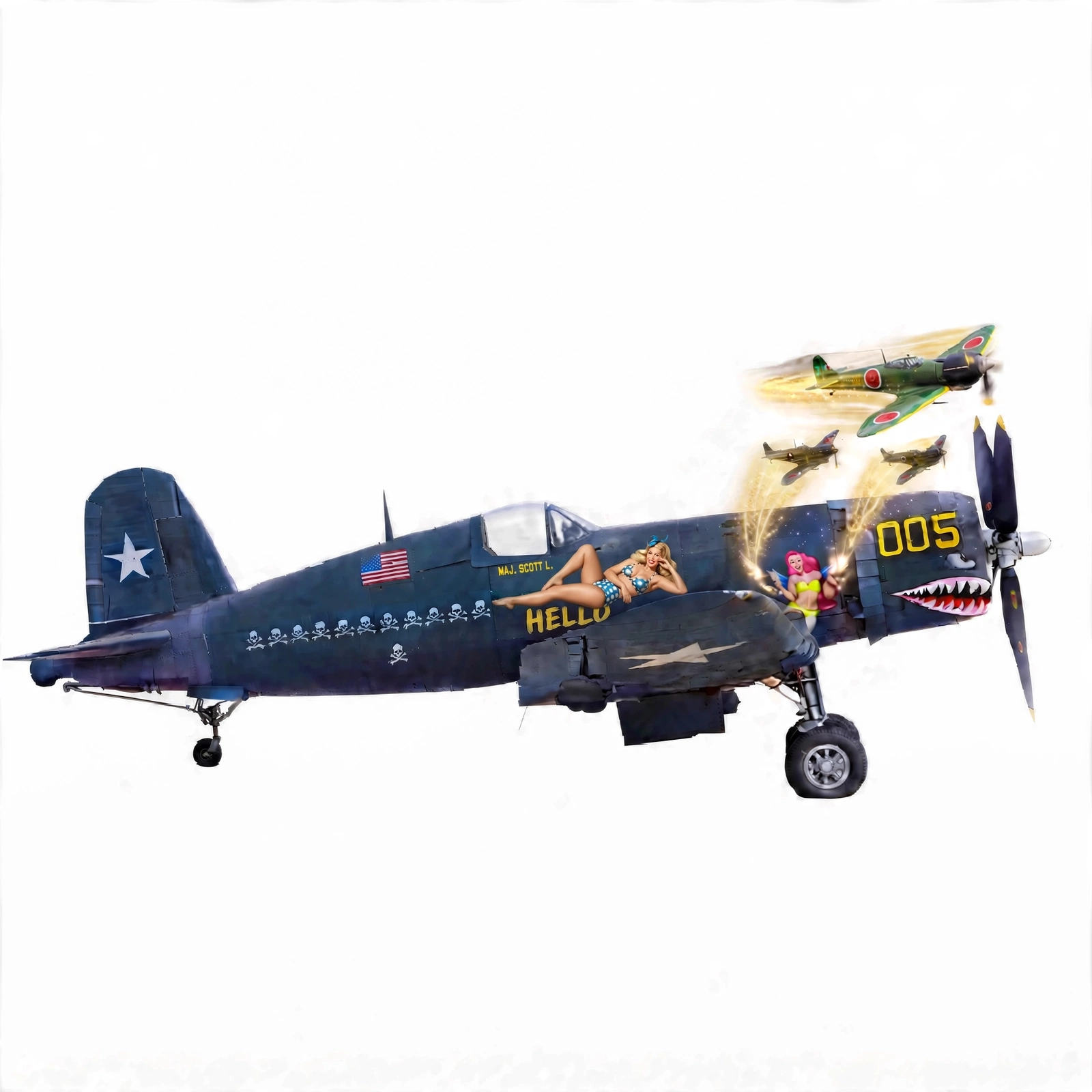 Why a Corsair? From Silver to Sea Blue

