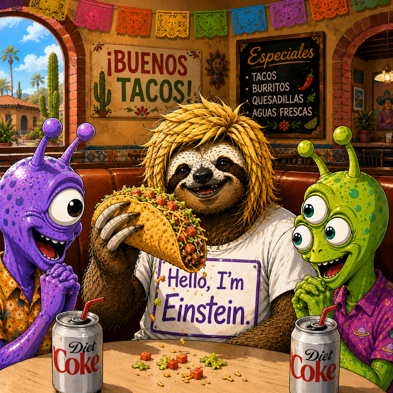 🌮🌮🦥  Pair of Taco Alien Chicks 🌶