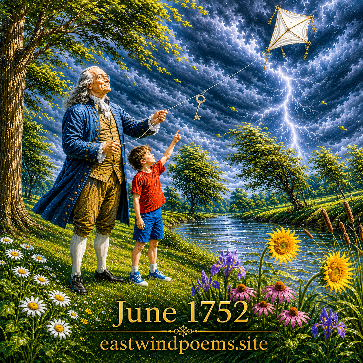 Ben Franklin’s Kite Experiment 🪁 ⛈️
