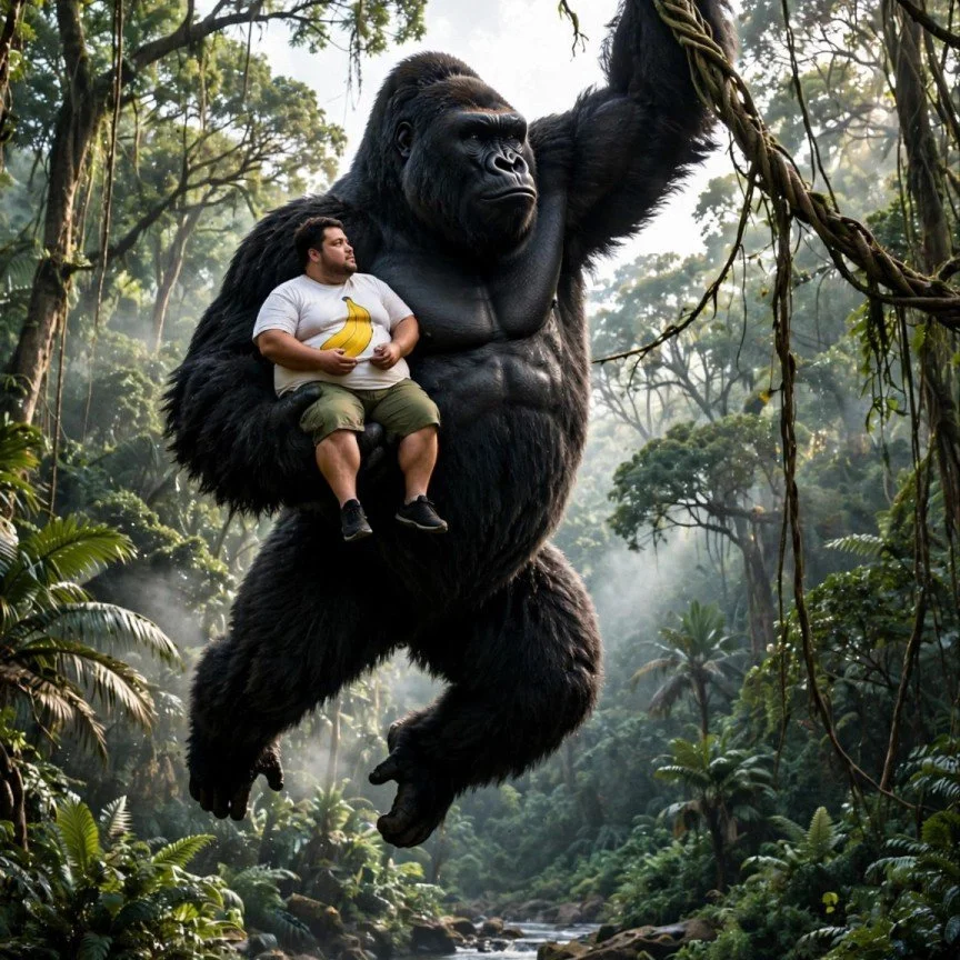 GORILLA 005 🦍 w/ BANANA 🍌 GUY