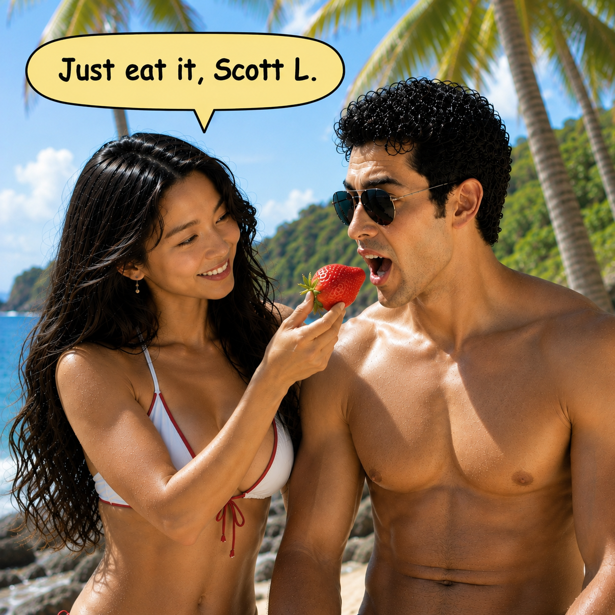 STRAWBERRIES 🍓 A BEACH ROMANCE 