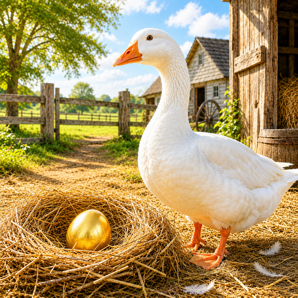 The Goose That Laid the Golden Eggs 🪿🥚✨