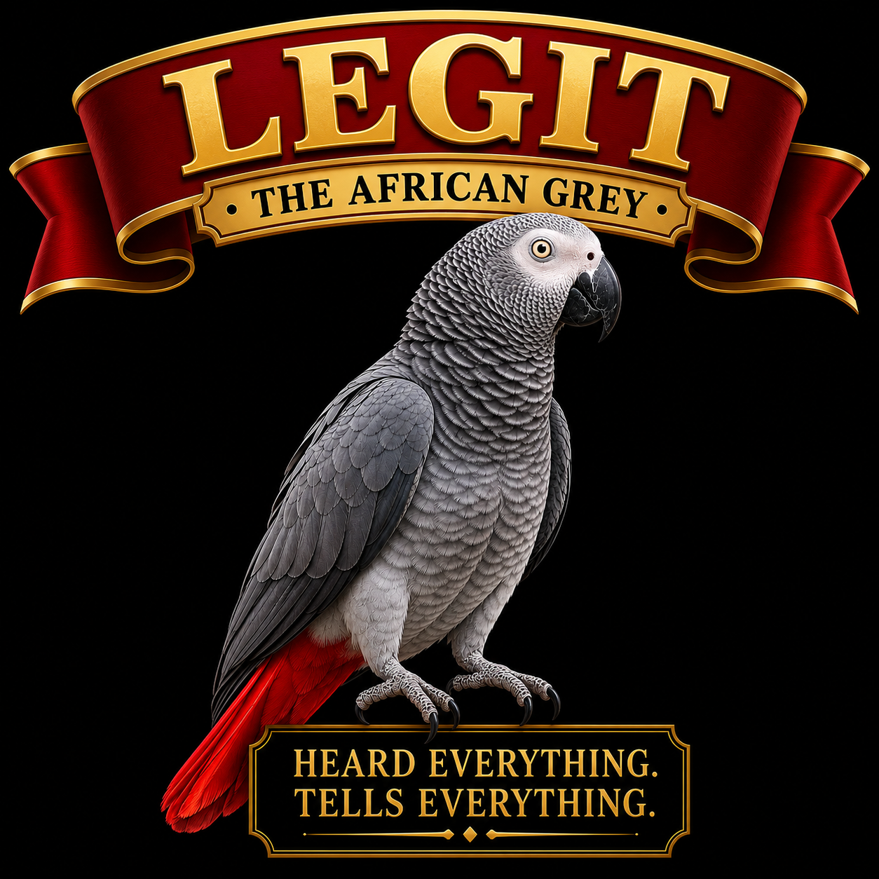 LEGIT, The African Grey 🦜
