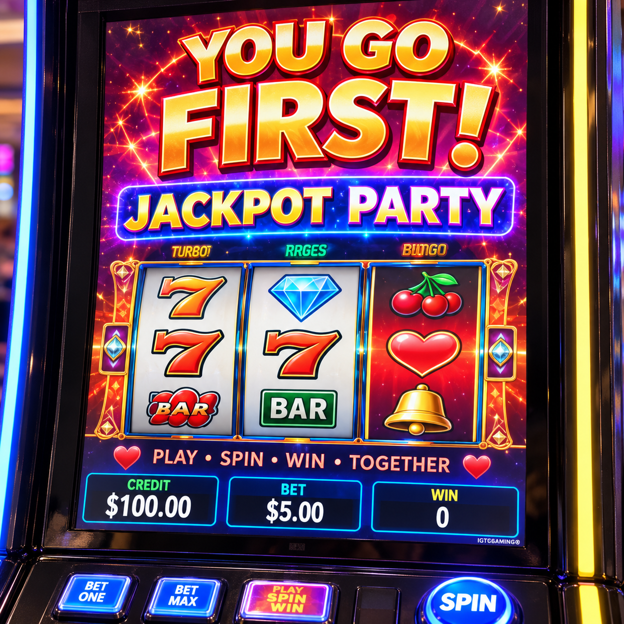 YOU GO FIRST! 🎰❤️ JACKPOT!