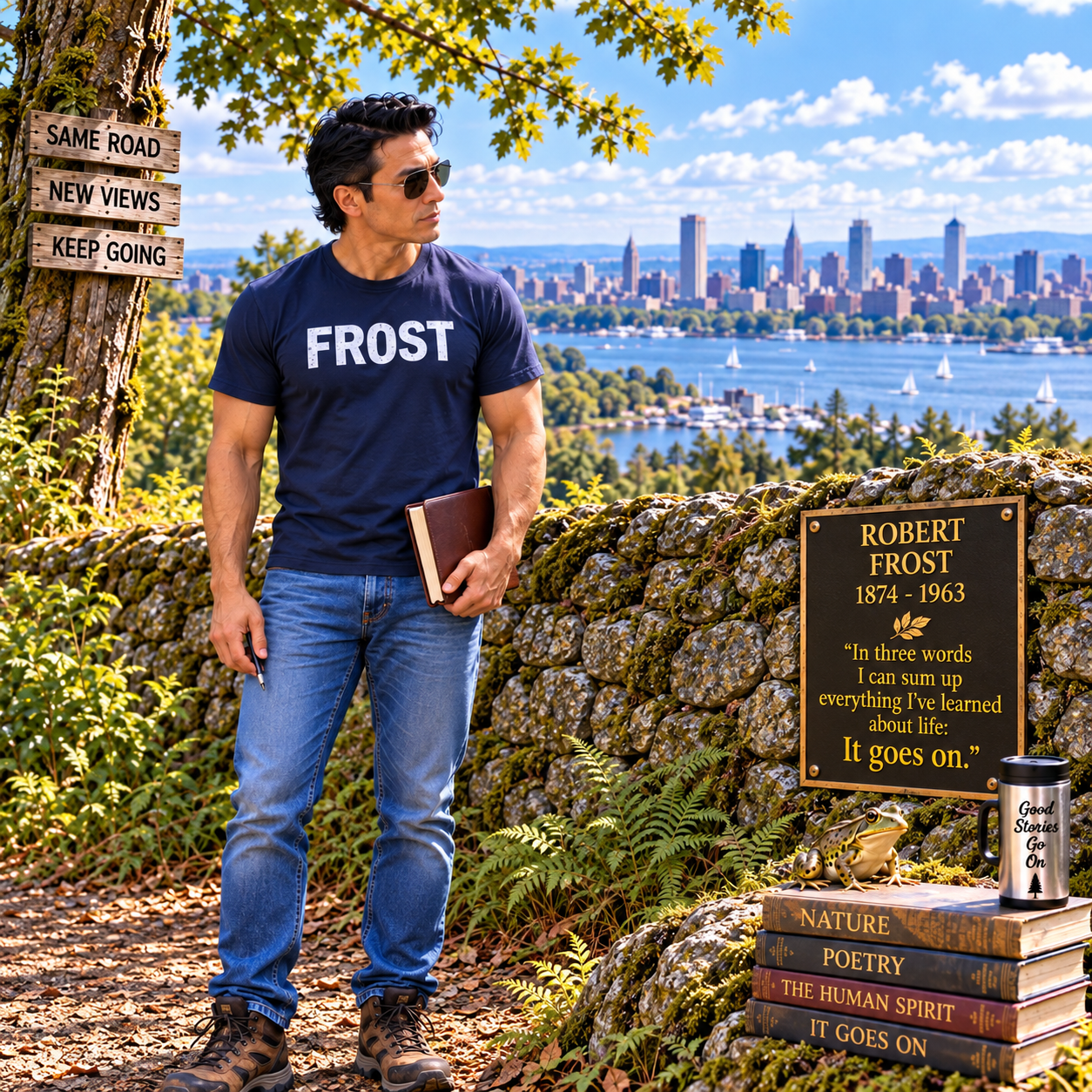 SCOTT L. & ROBERT FROST — IT GOES ON 🍂 📖