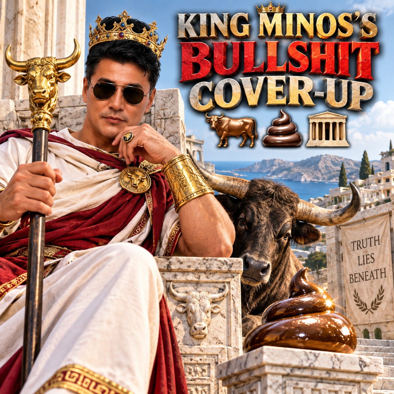 KING MINOS’S BULLSHIT COVER-UP 🐂💩🏛
