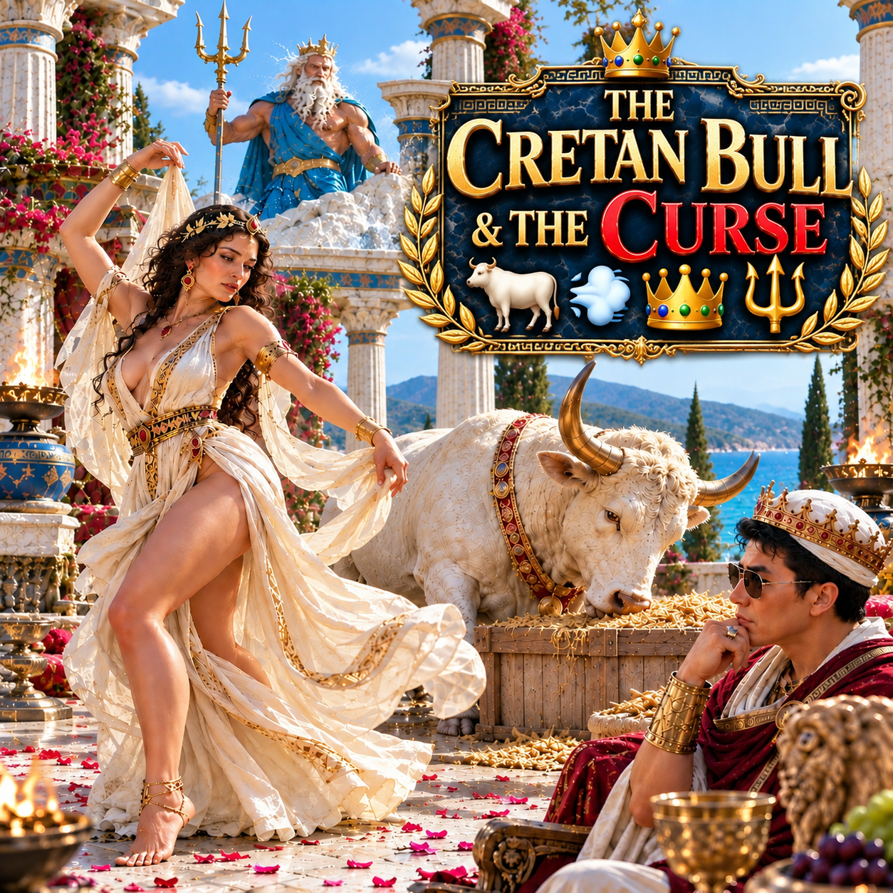 THE CRETAN BULL & THE CURSE 🐂💨👑🔱