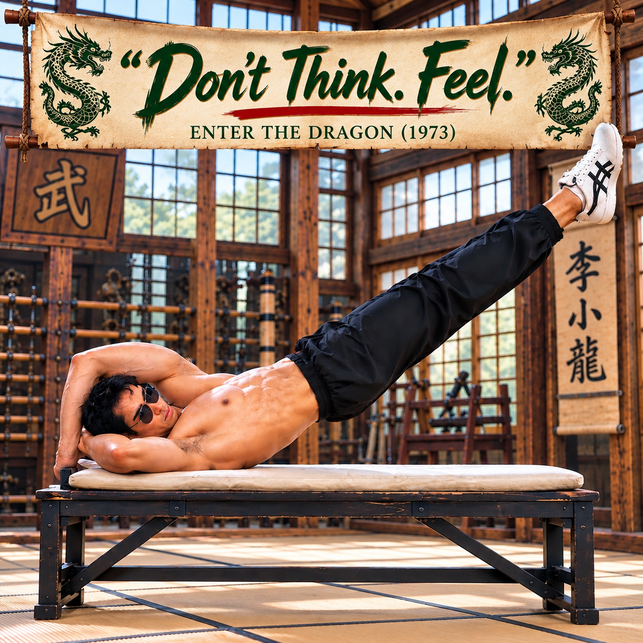 “DON’T THINK. FEEL.”
ENTER THE DRAGON (1973) 🐲