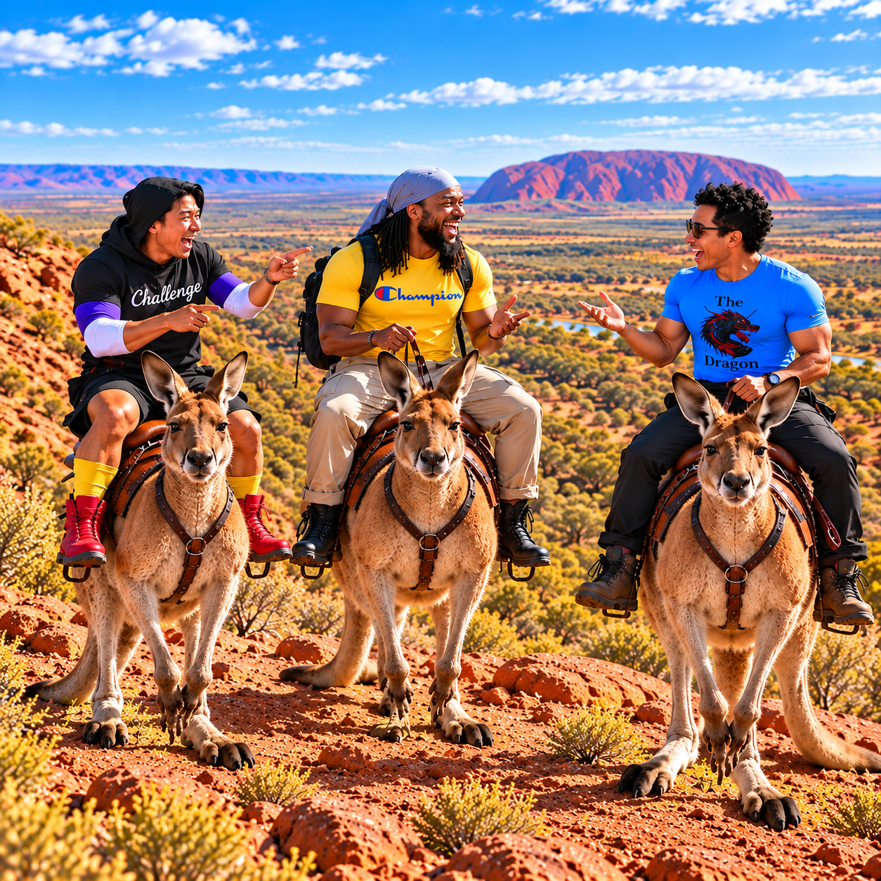 KANGAROOS IN THE OUTBACK 🦘