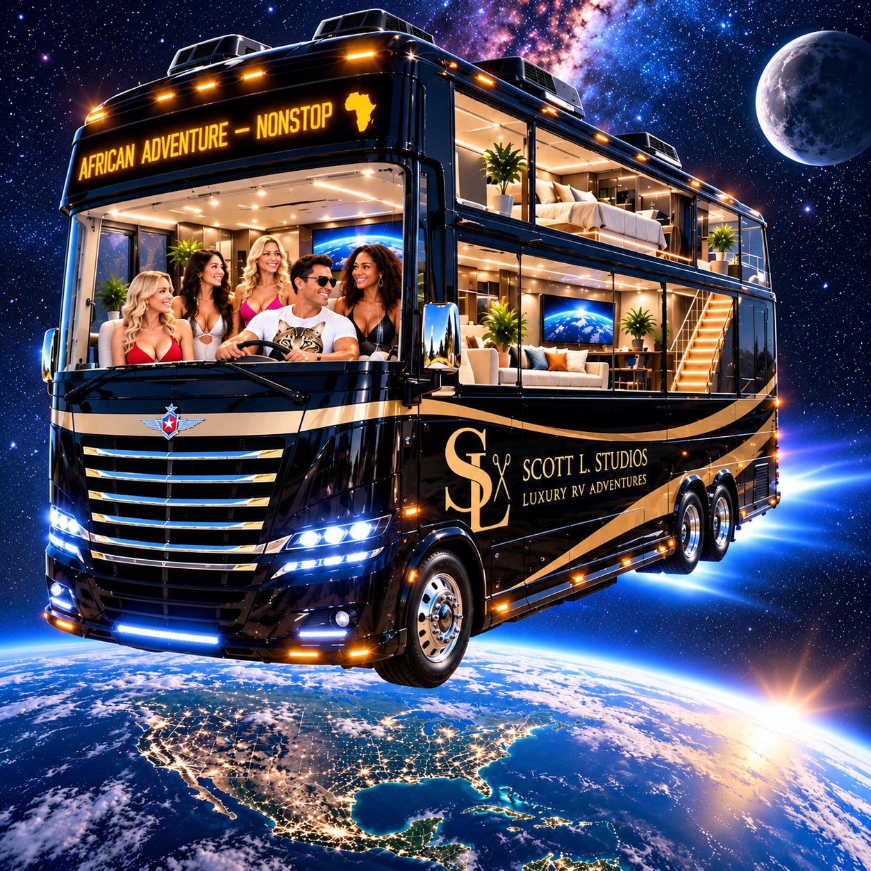 INSIDE THE MAGIC BUS 🌍☄️ 🚌 💨