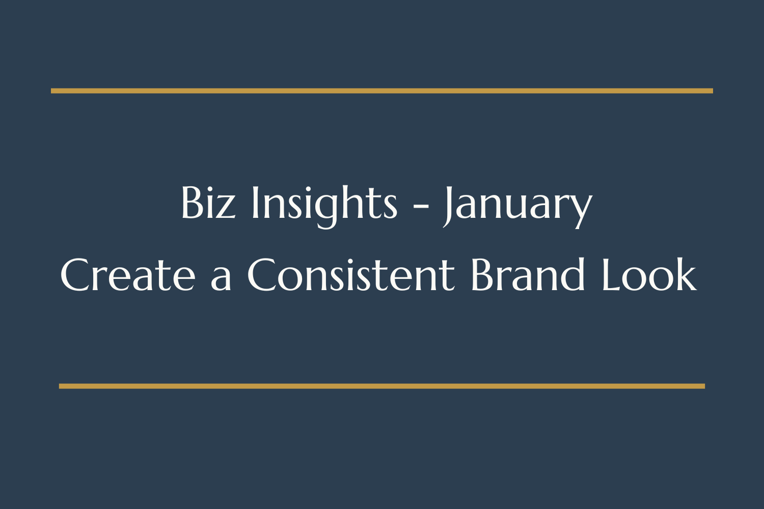 Create a Consistent Brand Look