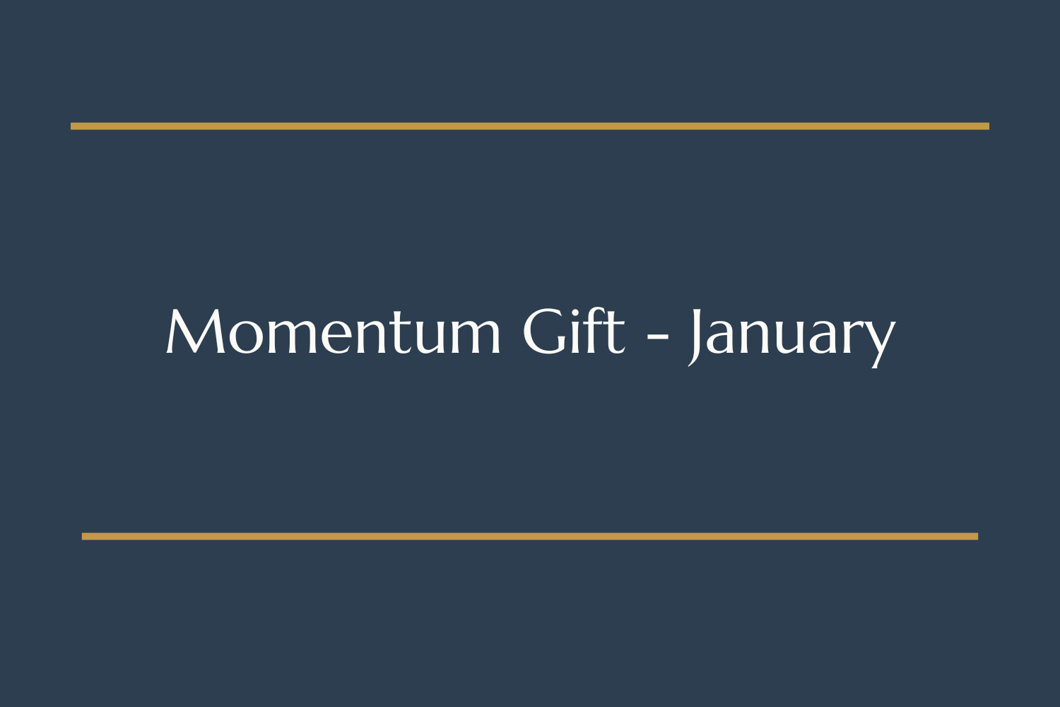 Momentum GIft for january