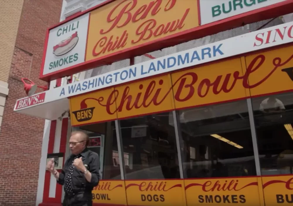 Larry King Visits DC's Ben's Chili Bowl