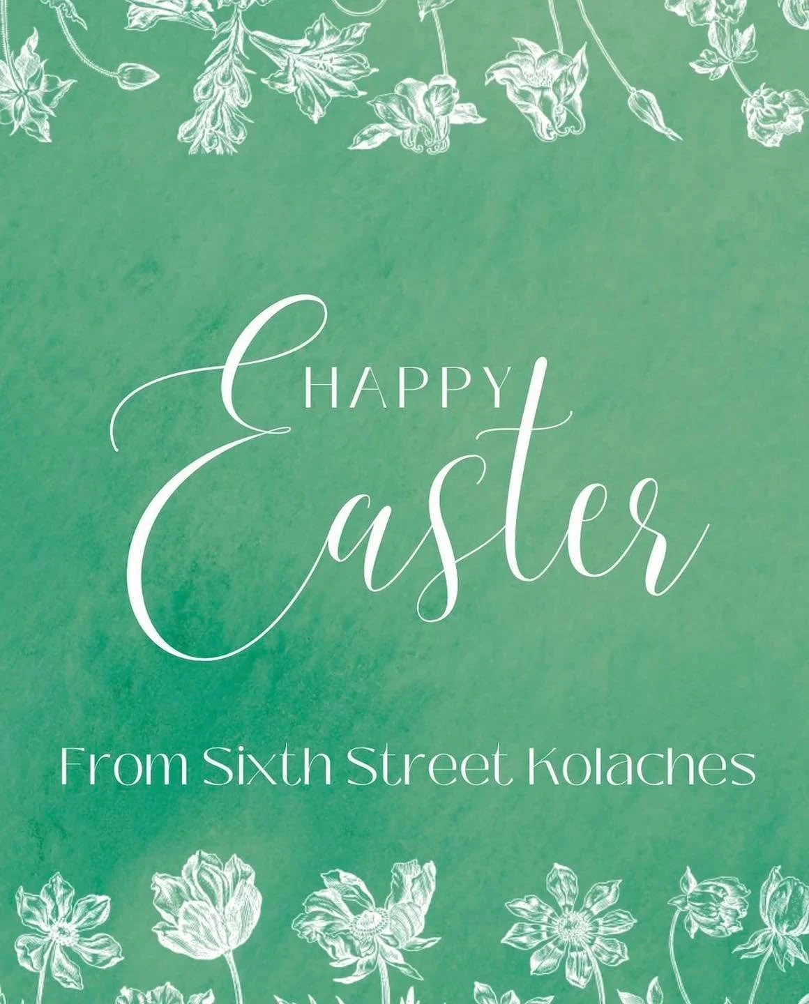 Happy Easter Kolache Nation ✝️🐥

#sixthstreetkolaches #KolacheNation #kolachefamily