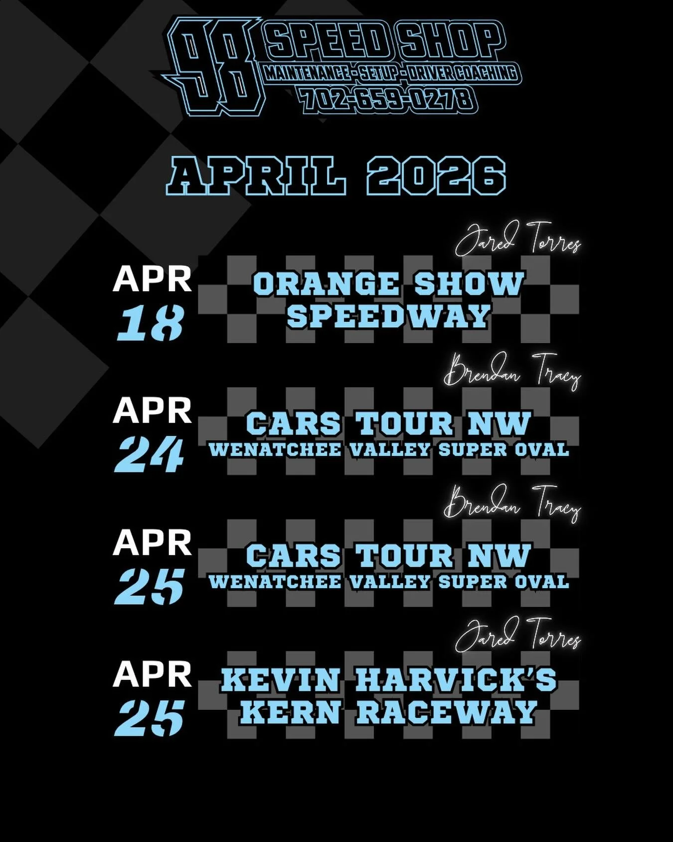 Preview at our April calendar