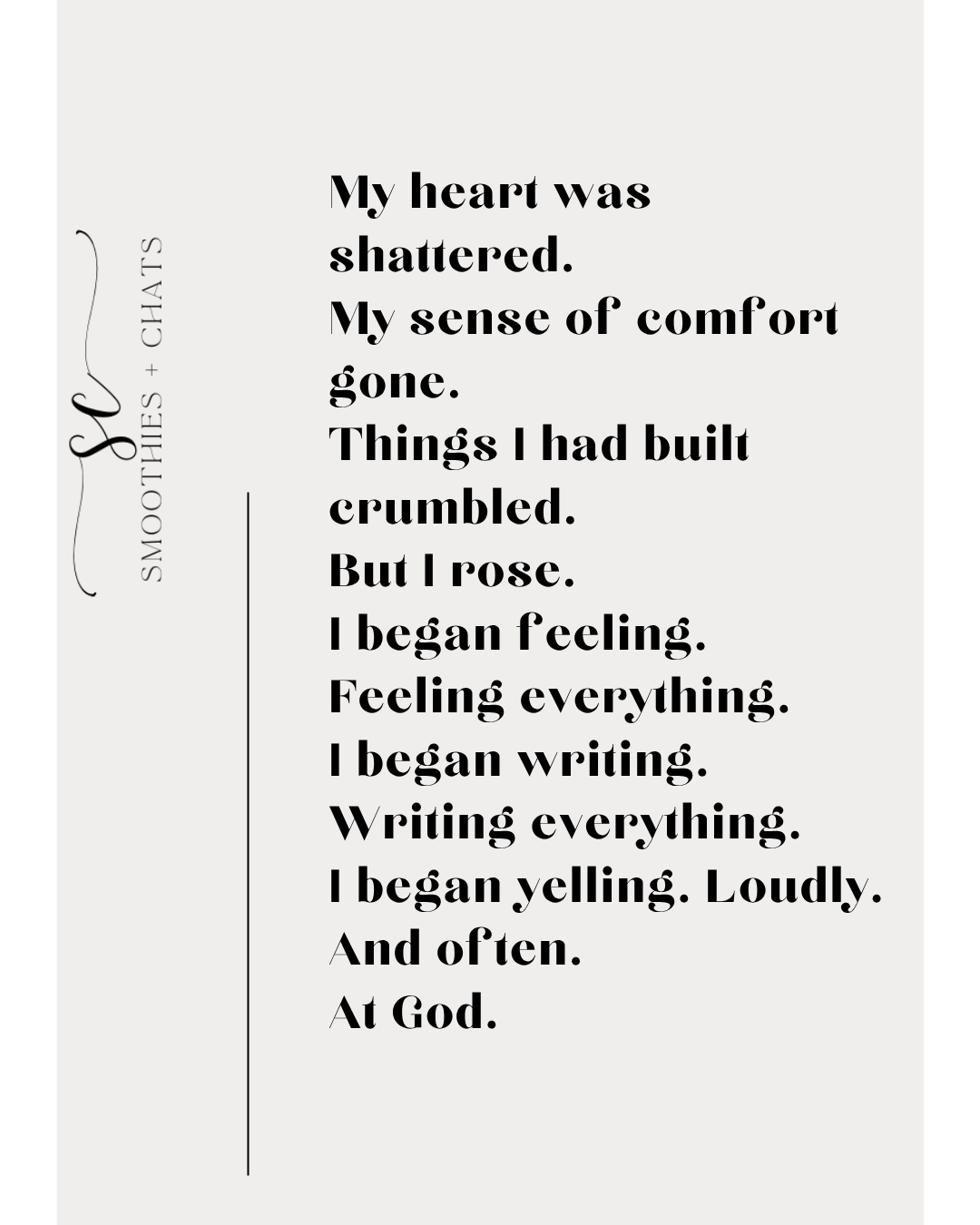 What Brought Me Here