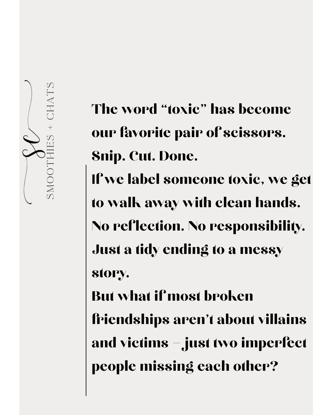 Friendship Isn’t Disposable