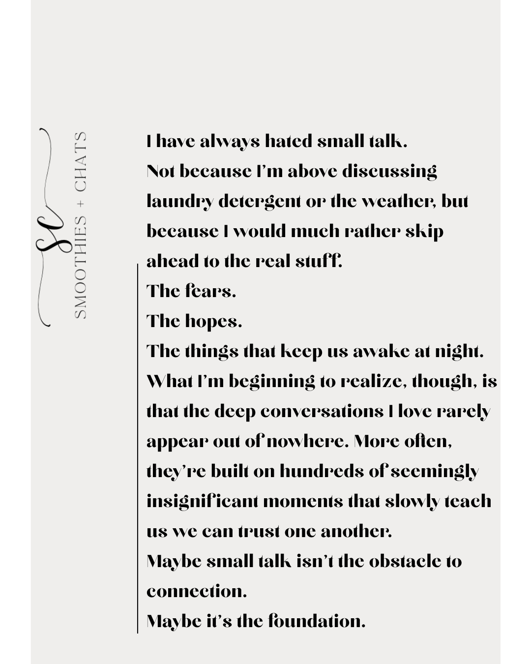 Small Talk