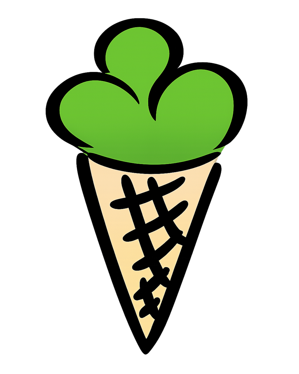 StikkiNikki Ice Cream Glass Gelato