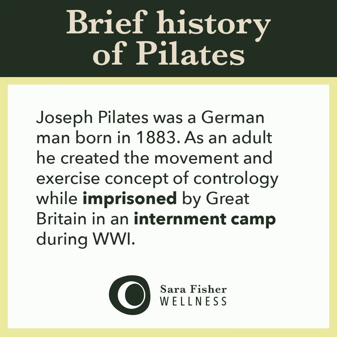 Curious where Pilates came from? Swipe through for a quick lesson on who invented the practice and how it came to the US. 

✅Pilates IS: 
🔹Named after its inventor, Joseph Pilates
🔹A set of specific exercises designed to help you feel stronger and 