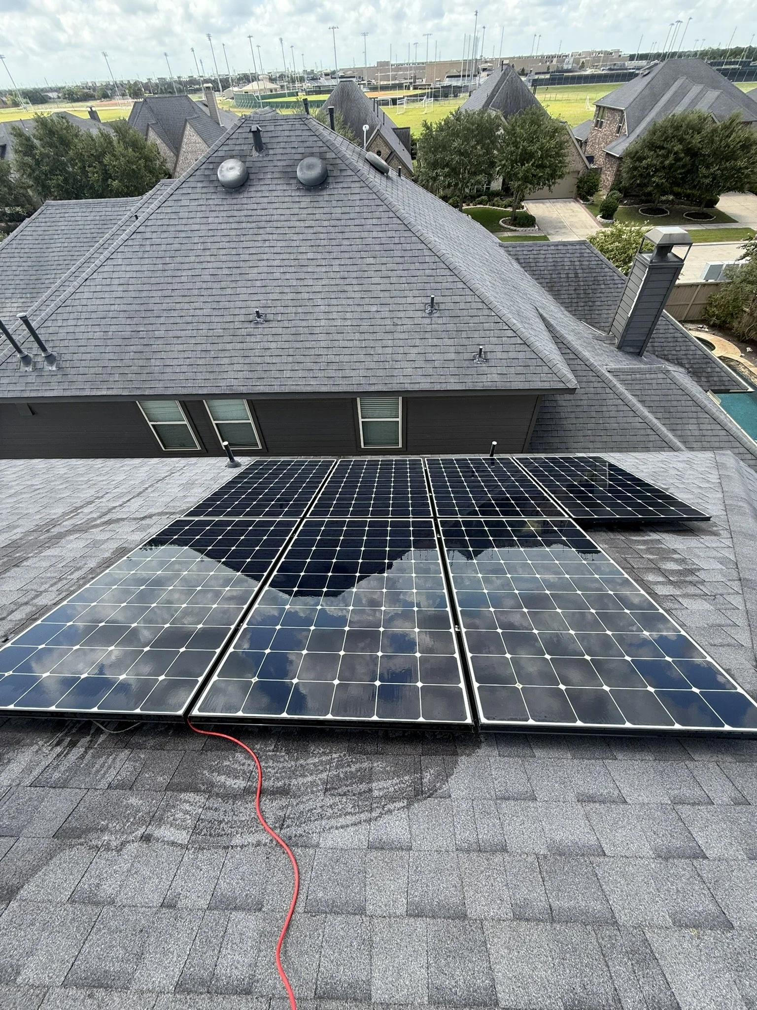 clean solar panels