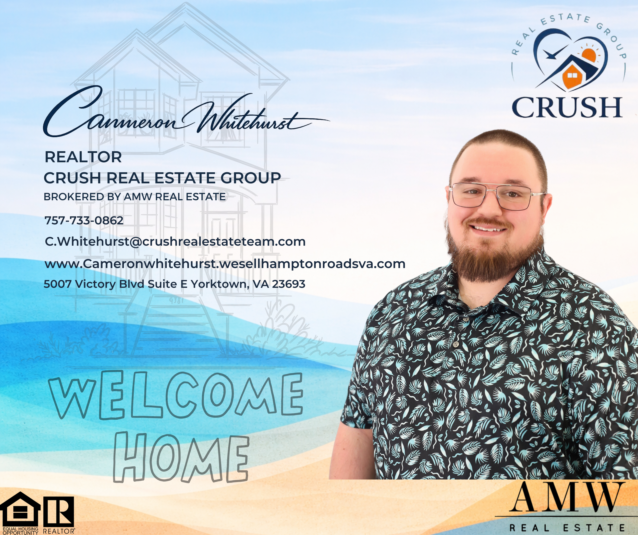 Cameron Whitehurst Real Estate Agent Crush Real Estate Group Yorktown Virginia