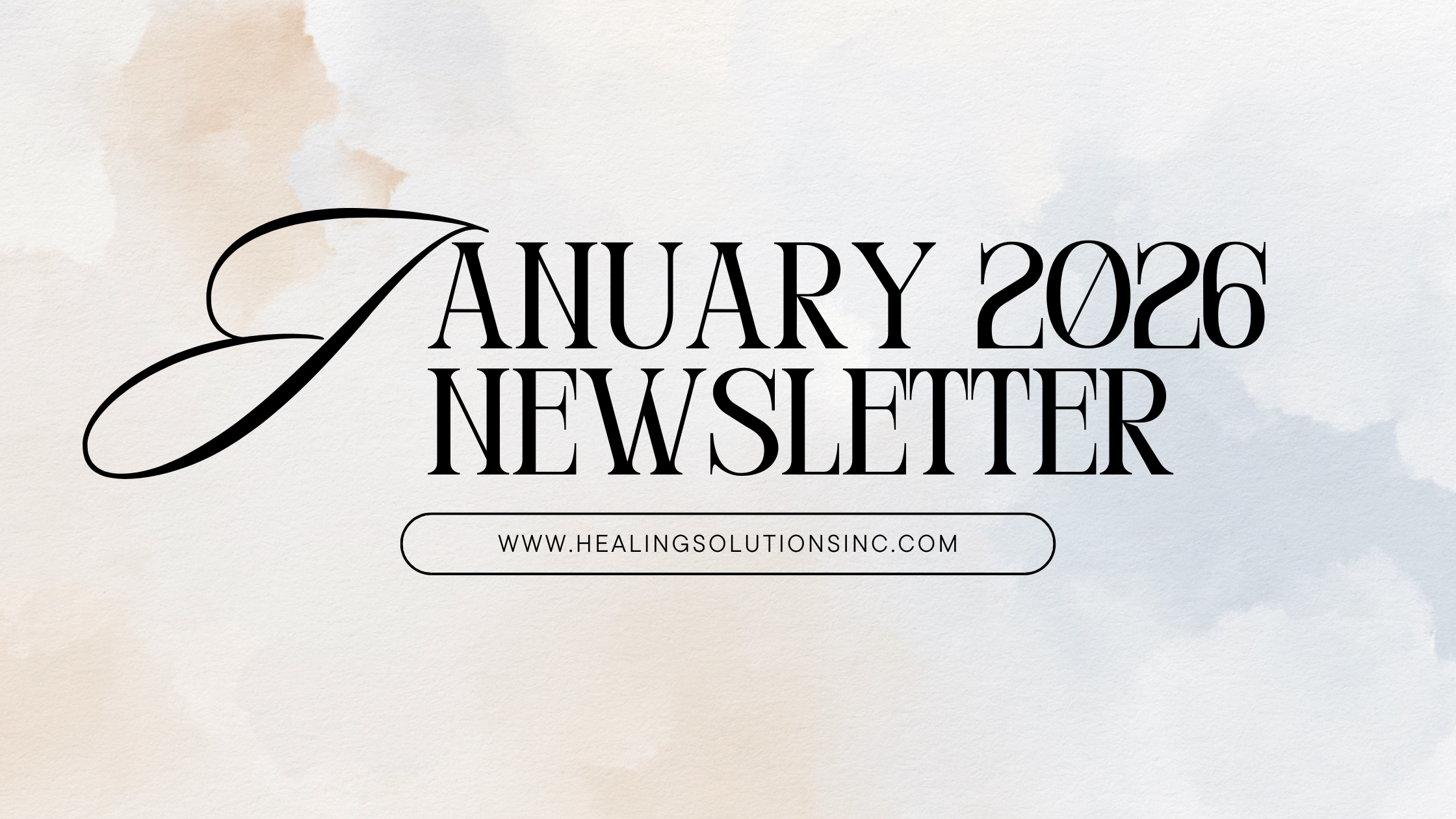 January 2026 Newsletter