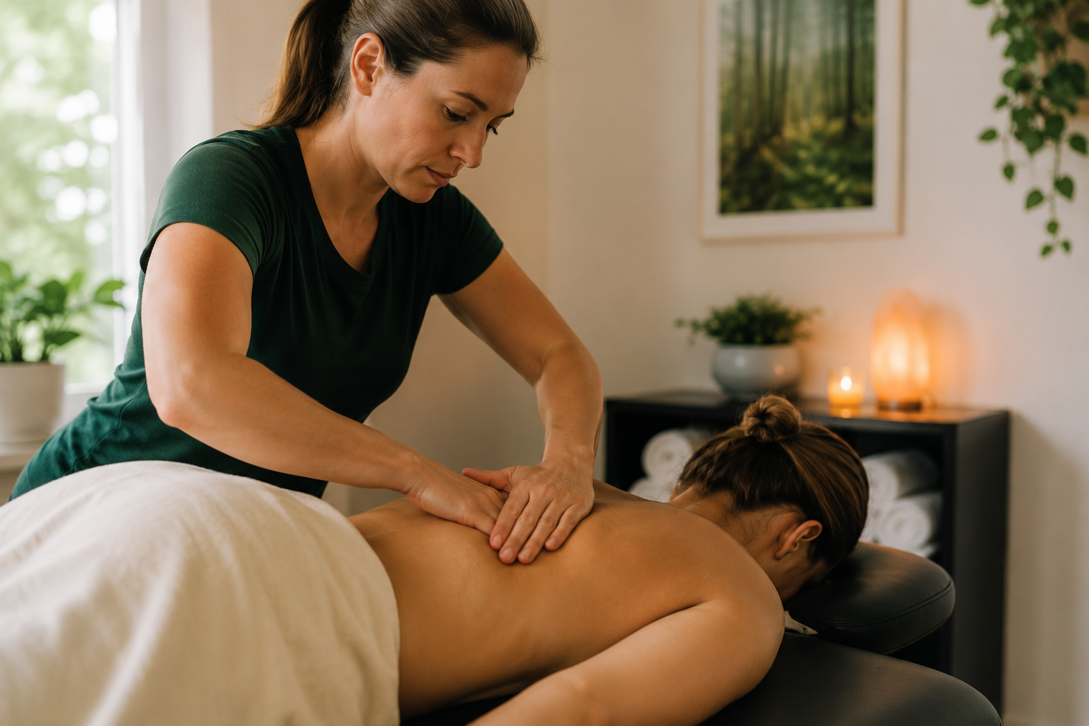 Calm Massage Therapy Session