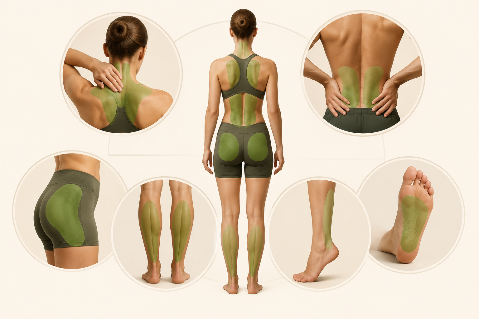 Muscle Pain Map Infographic